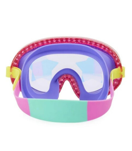 Bling2O Çocuk Havuz Deniz Gözlüğü // Rock Star Glitter Mask - Strawberry