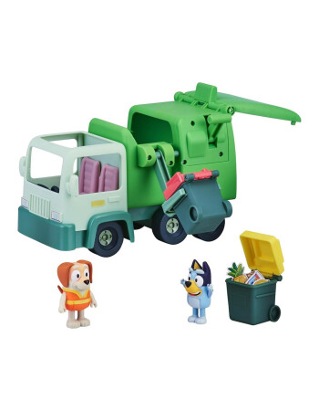 Bluey B&uuml;y&uuml;k Ara&ccedil; ve Fig&uuml;r Set // &Ccedil;&ouml;p Kamyonu