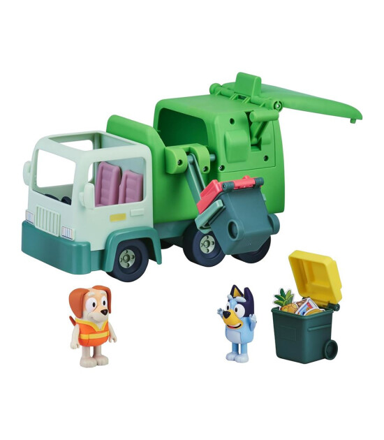 Bluey B&uuml;y&uuml;k Ara&ccedil; ve Fig&uuml;r Set // &Ccedil;&ouml;p Kamyonu