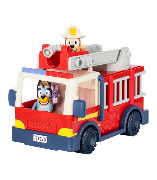 Bluey B&uuml;y&uuml;k Ara&ccedil; ve Fig&uuml;r Set // İtfaiye Kamyonu