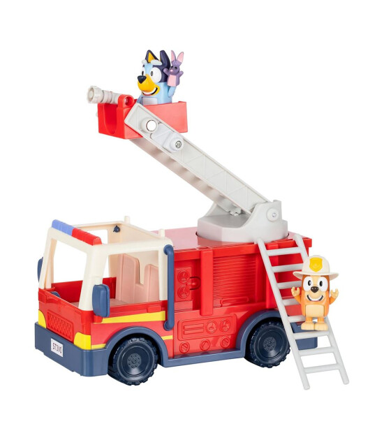 Bluey B&uuml;y&uuml;k Ara&ccedil; ve Fig&uuml;r Set // İtfaiye Kamyonu