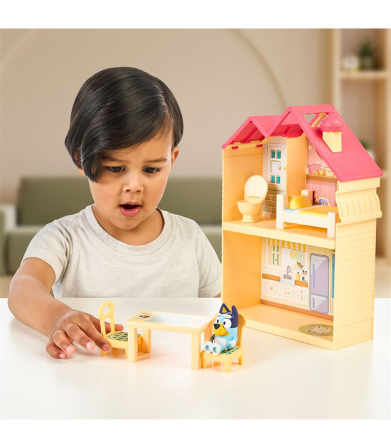 Bluey Mini Ev ve Fig&uuml;r Oyun Seti