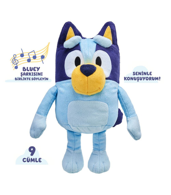 Bluey T&uuml;rk&ccedil;e Konuşan Peluş Fig&uuml;r (35 cm)