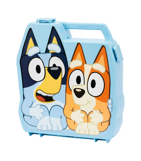 Bluey Del&uuml;ks Taşıma &Ccedil;antası ve Fig&uuml;r Set (8 Adet)