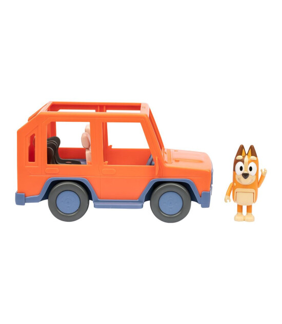 Bluey B&uuml;y&uuml;k Ara&ccedil; ve Chilli Fig&uuml;r Set (4x4)