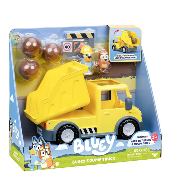 Bluey Damperli Kamyon ve Fig&uuml;r Oyun Seti