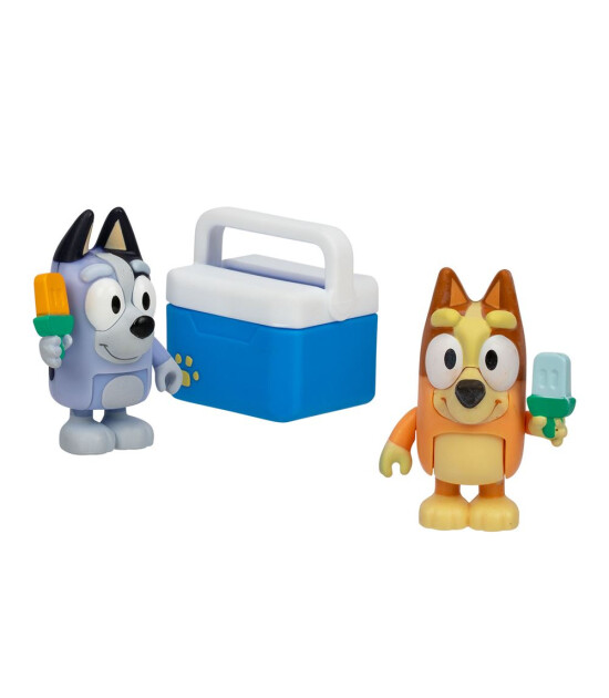 Bluey Fig&uuml;r Aksesuarlı Set (2 Adet) // Dondurma Temalı