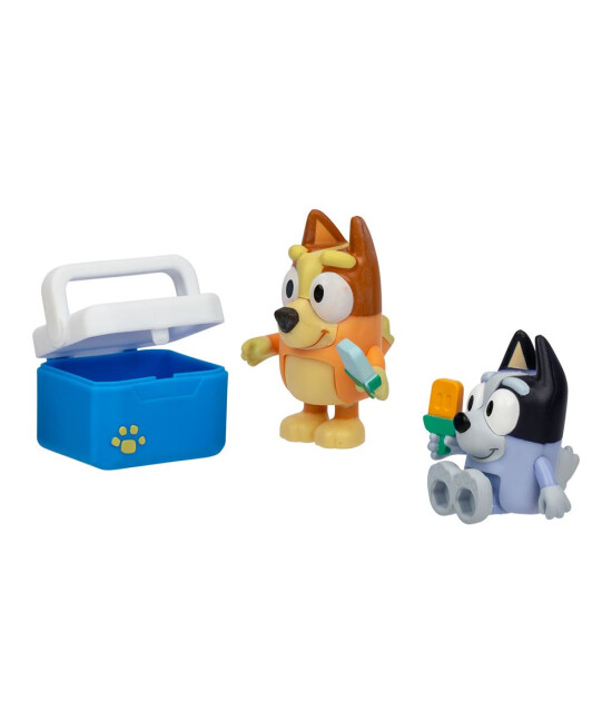 Bluey Fig&uuml;r Aksesuarlı Set (2 Adet) // Dondurma Temalı