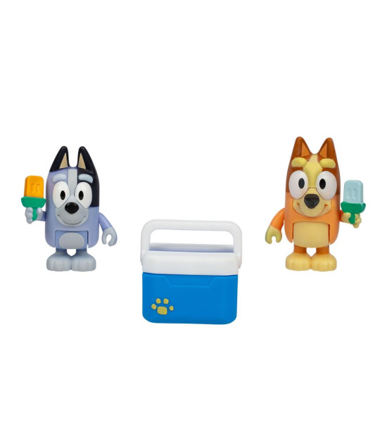 Bluey Fig&uuml;r Aksesuarlı Set (2 Adet) // Dondurma Temalı