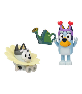 Bluey Fig&uuml;r Aksesuarlı Set (2 Adet) // Bahar Temalı