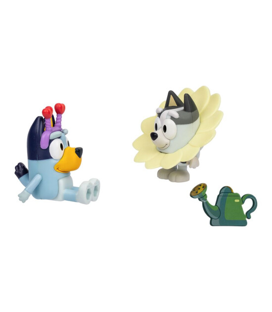 Bluey Fig&uuml;r Aksesuarlı Set (2 Adet) // Bahar Temalı