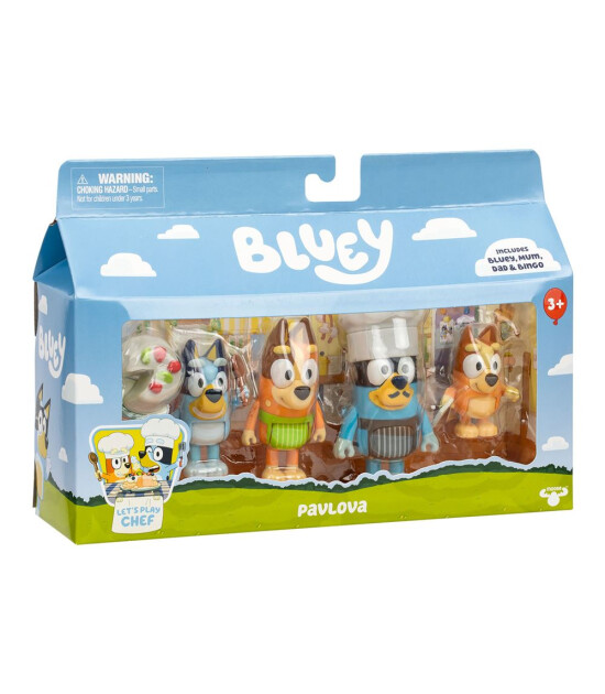Bluey Fig&uuml;r Set (4 Adet) // Pavlova