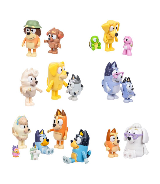 Bluey Ultimate Aile ve Arkadaş Fig&uuml;r Set 18'li 19116