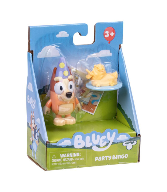 Bluey Tekli Fig&uuml;r ve Aksesuar Seti - Party Bingo 19191