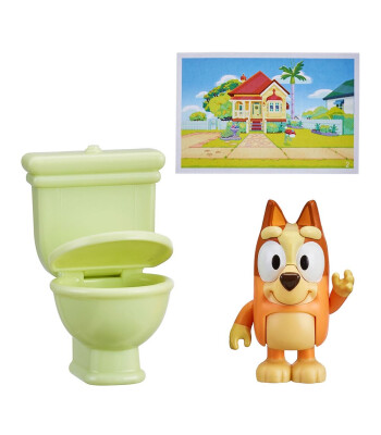 Bluey Tek Fig&uuml;r Aksesuarlı Set // Bingo ve Klozet