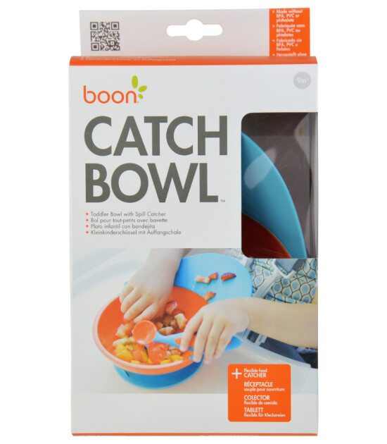 Boon Catch Bowl Yakalayan Kaydırmaz Kase // Turuncu-Mavi