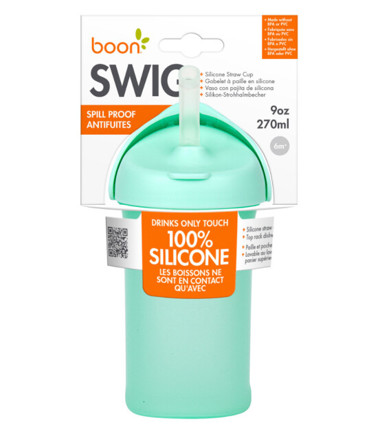 Boon Swig Silikon Pipetli Suluk // Yeşil