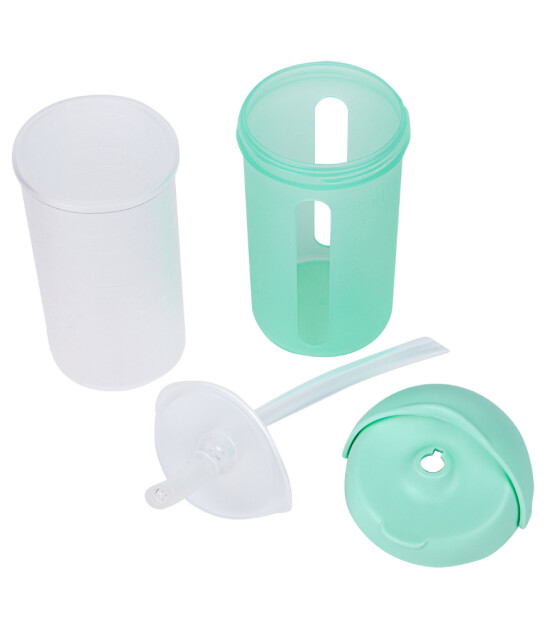 Boon Swig Silikon Pipetli Suluk // Yeşil