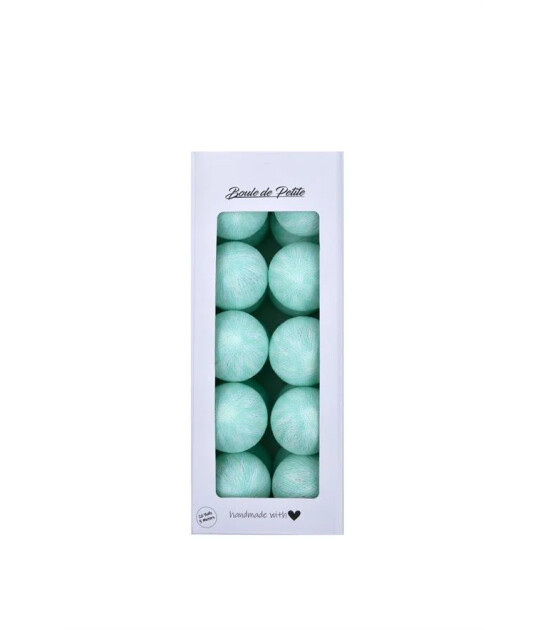 Boule De Petite Marble Water Green Işıklı Top Aydınlatma