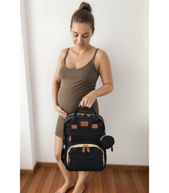 Boule De Petite Çok Fonksiyonlu Siyah Anne-Bebek Bakım Çantası