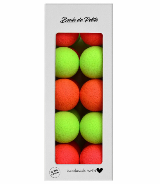 Boule De Petite Işık Topları / Neon Mix