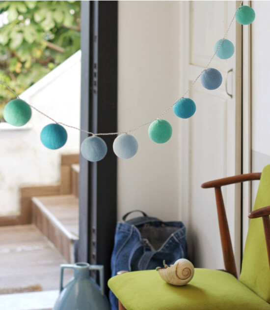 Boule De Petite Ocean Blue Işıklı Top