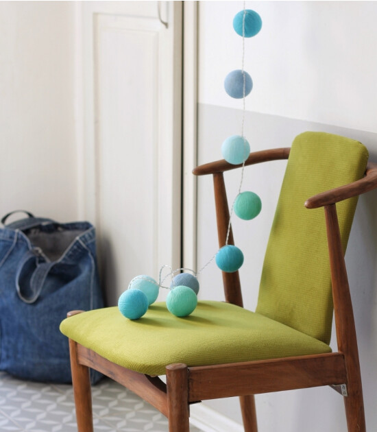 Boule De Petite Ocean Blue Işıklı Top
