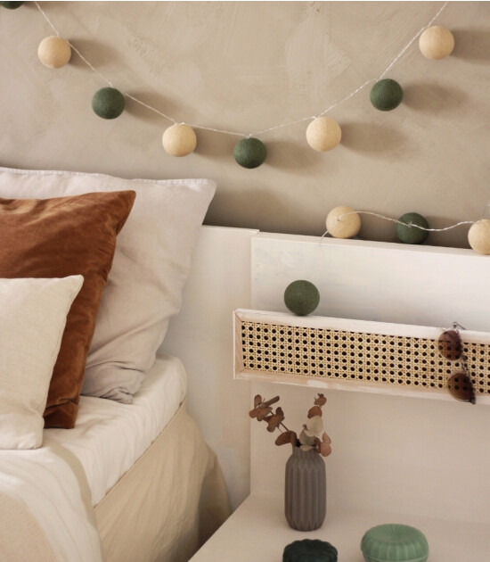 Boule De Petite Forest Green Işıklı Top
