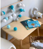 Boule De Petite Blue- Gray Işıklı Top