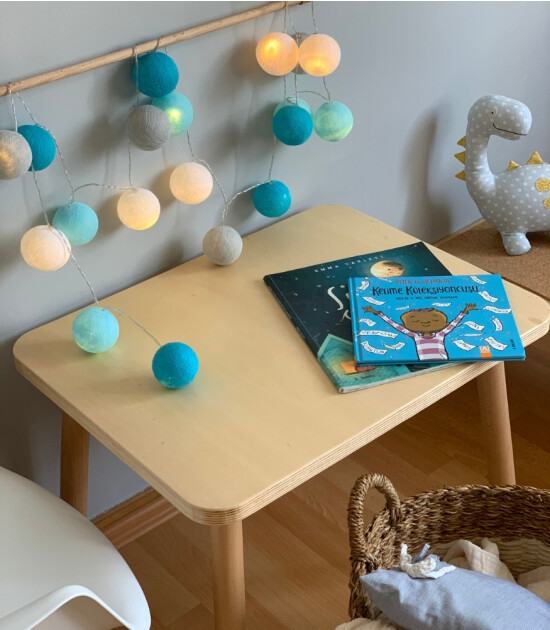 Boule De Petite Blue- Gray Işıklı Top