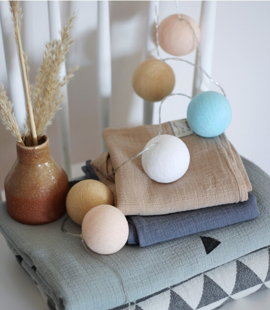 Boule De Petite Creamy Işıklı Top