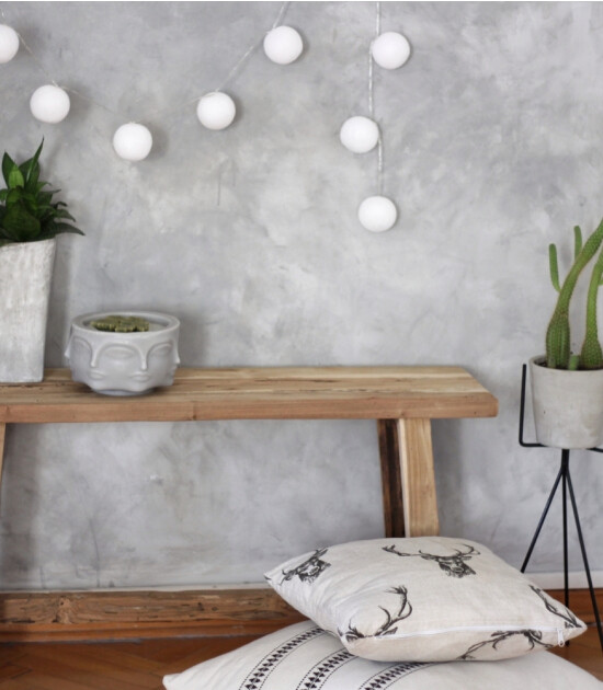 Boule De Petite Pure Whites Işıklı Top