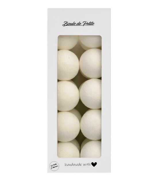 Boule De Petite Pure Whites Işıklı Top