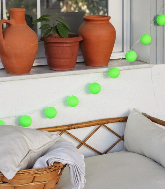 Boule De Petite Neon Green Işıklı Top