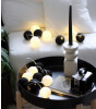 Boule De Petite Black and White Işıklı Top