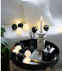 Boule De Petite Black and White Işıklı Top