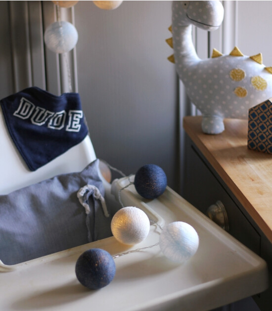 Boule De Petite Stylish Blue Işıklı Top