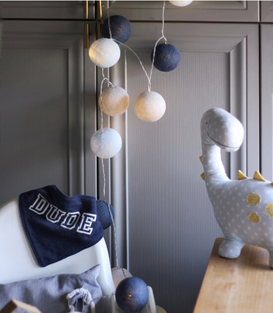 Boule De Petite Stylish Blue Işıklı Top