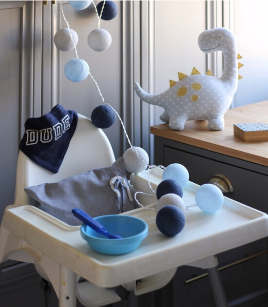 Boule De Petite Stylish Blue Işıklı Top