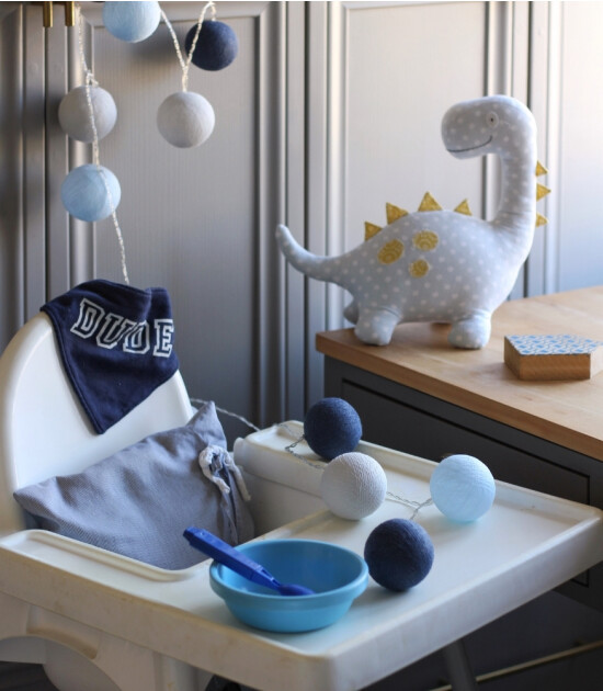 Boule De Petite Stylish Blue Işıklı Top