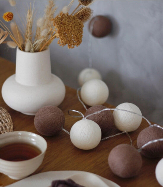Boule De Petite Vanilla Işıklı Top