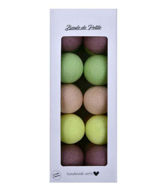 Boule De Petite Velvet Işıklı Top Aydınlatma