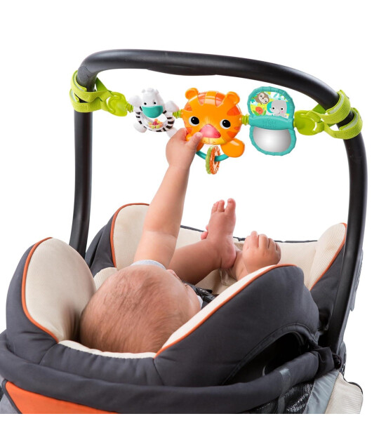 Bright Starts Müzikli Bebek Arabası ve Ana Kucağı Oyuncaklı Ön Bar
