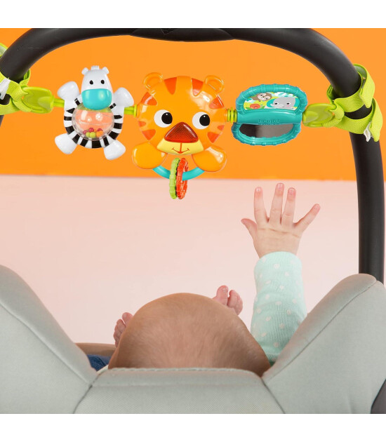 Bright Starts Müzikli Bebek Arabası ve Ana Kucağı Oyuncaklı Ön Bar