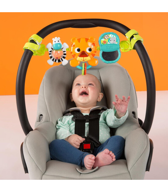 Bright Starts Müzikli Bebek Arabası ve Ana Kucağı Oyuncaklı Ön Bar