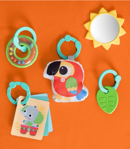 Bright Starts Piyano ve Davullu Eğitici Oyun Halısı // Safari