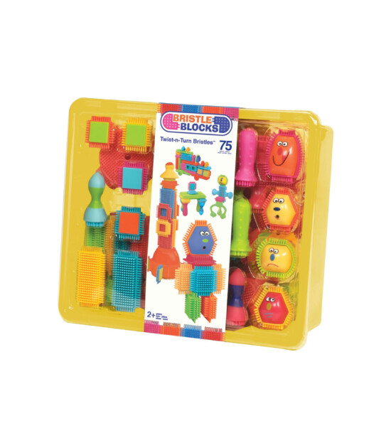 Bristle Blocks Yapı Oyuncakları // Neşeli Küçük Adamlar (75 Parça)