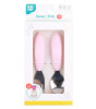Bumkins Paslanmaz Çelik Çatal Kaşık Set // Pink