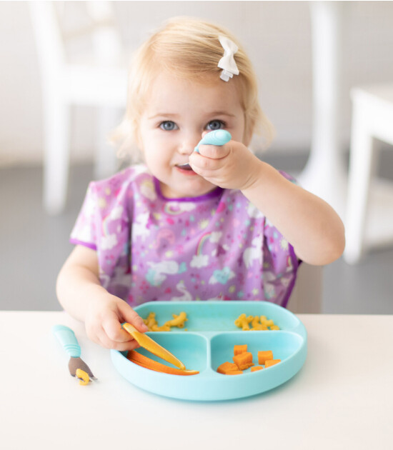 Bumkins Junior Bib Kısa Kollu Önlük // Unicorns
