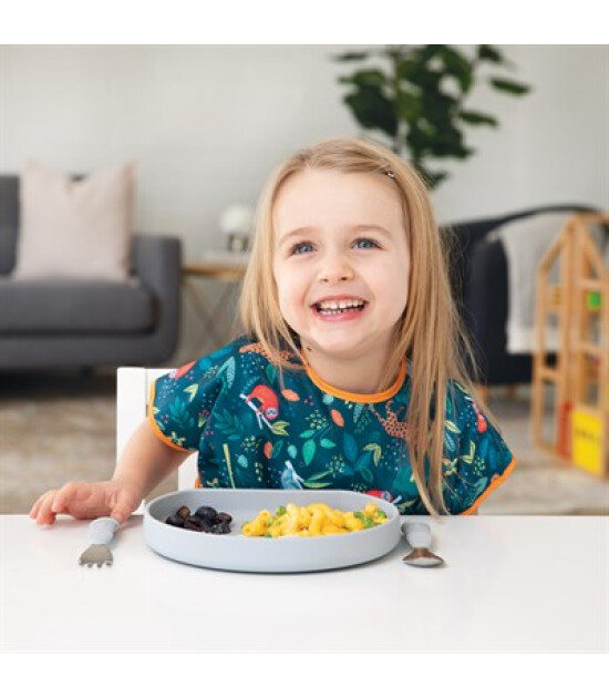 Bumkins Junior Bib Kısa Kollu Önlük // Jungle
